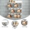 Flash Furniture Whitewashed Coffee Mug Rack with Storage Shelf HFKHD-GDI-CRE8-032315-GG - alternate 2